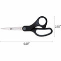Sparco Straight Scissors w/Rubber Grip Handle (25225)