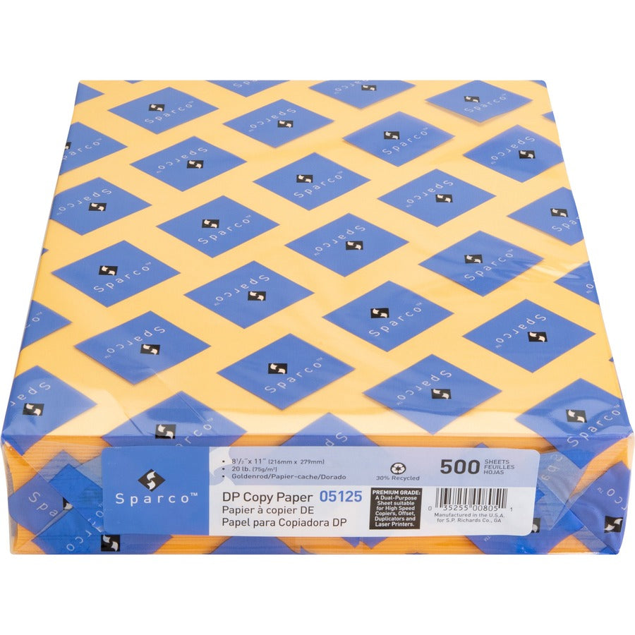 Sparco Premium Copy Paper - Goldenrod (05125)