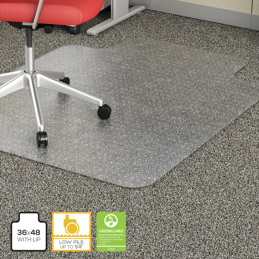 Lorell Low Pile Standard Lip Economy Chairmat (02156)