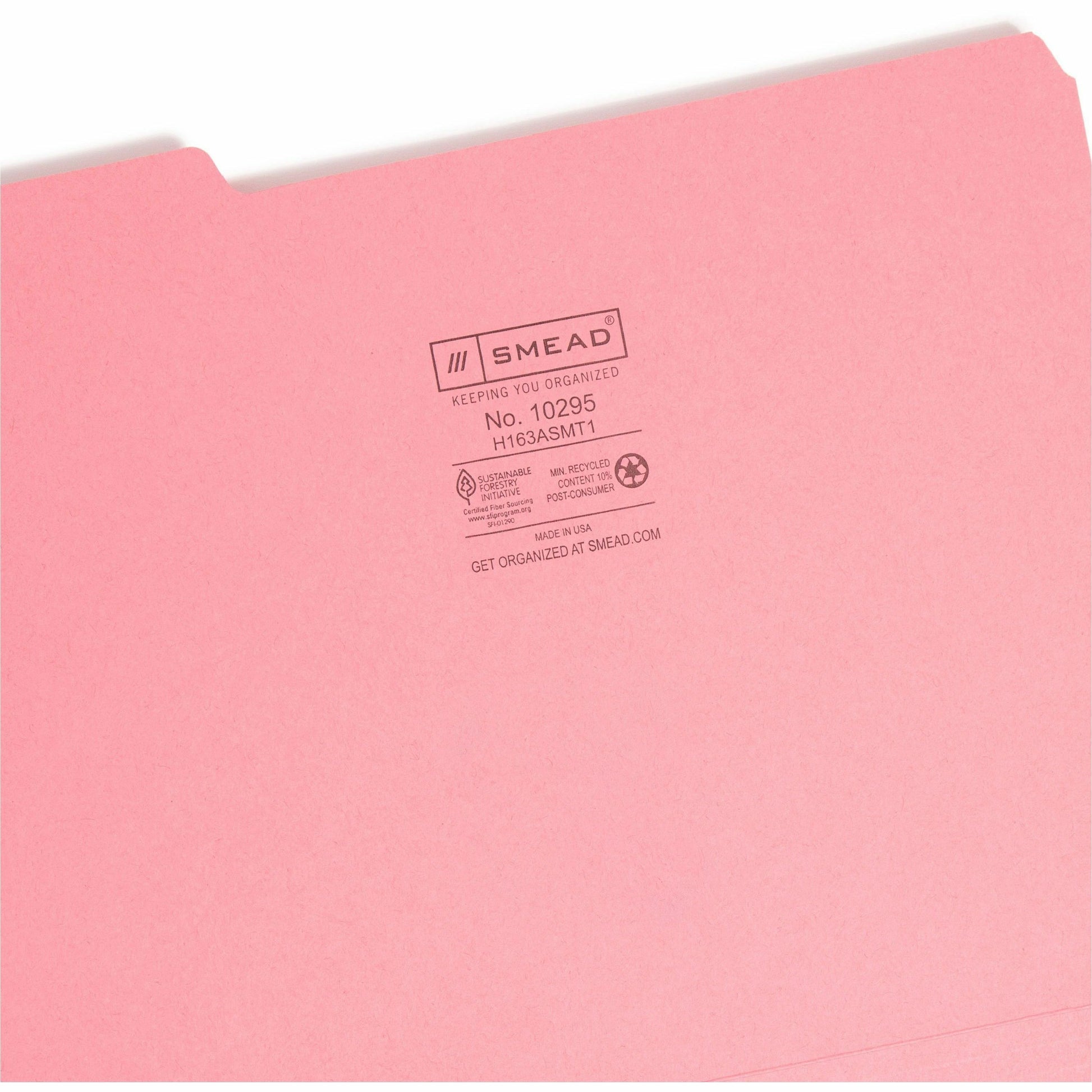 Smead Interior Folders (10295)