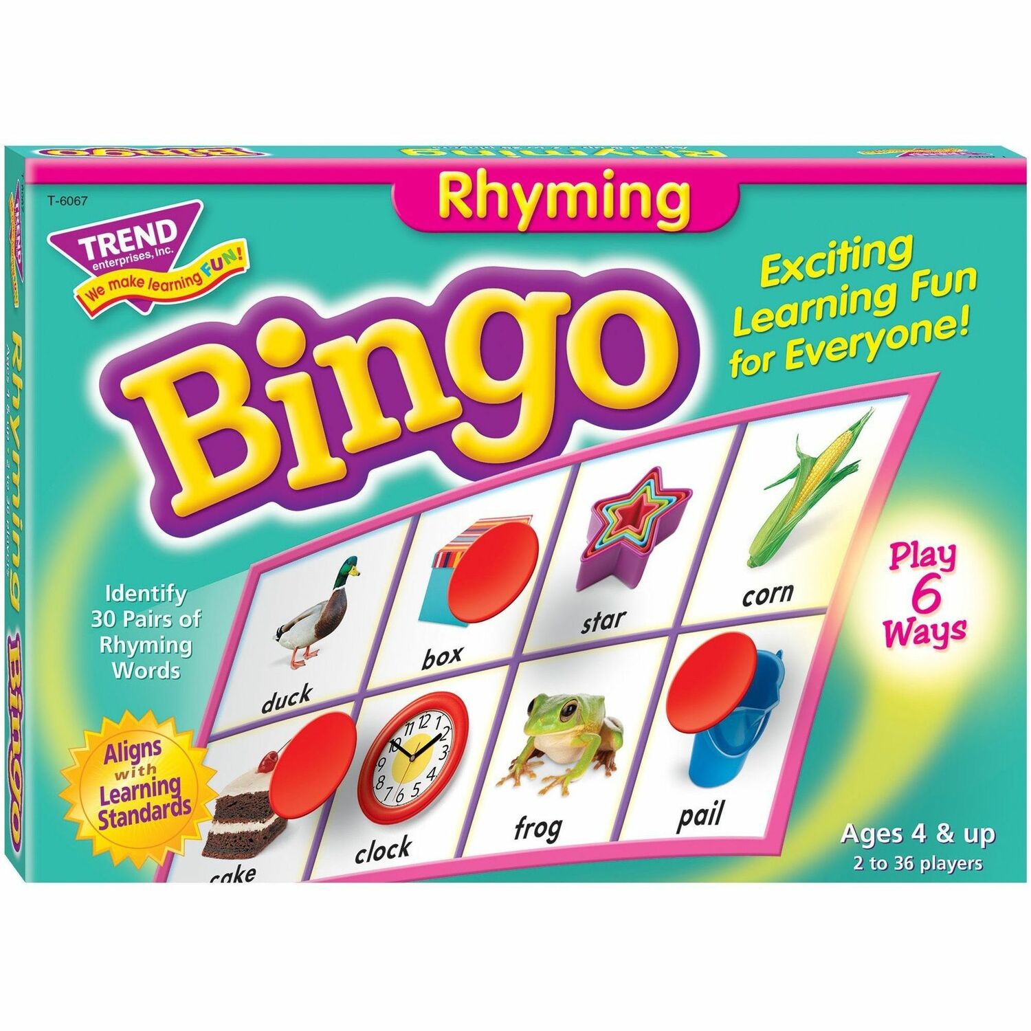 Trend Rhyming Bingo Game (T6067)