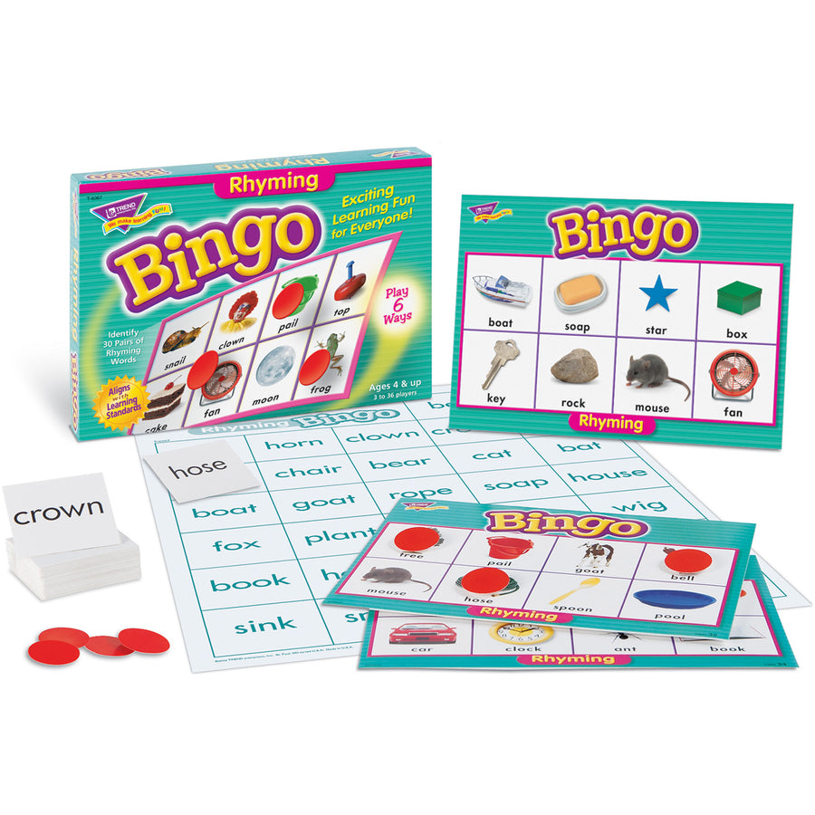 Trend Rhyming Bingo Game (T6067)