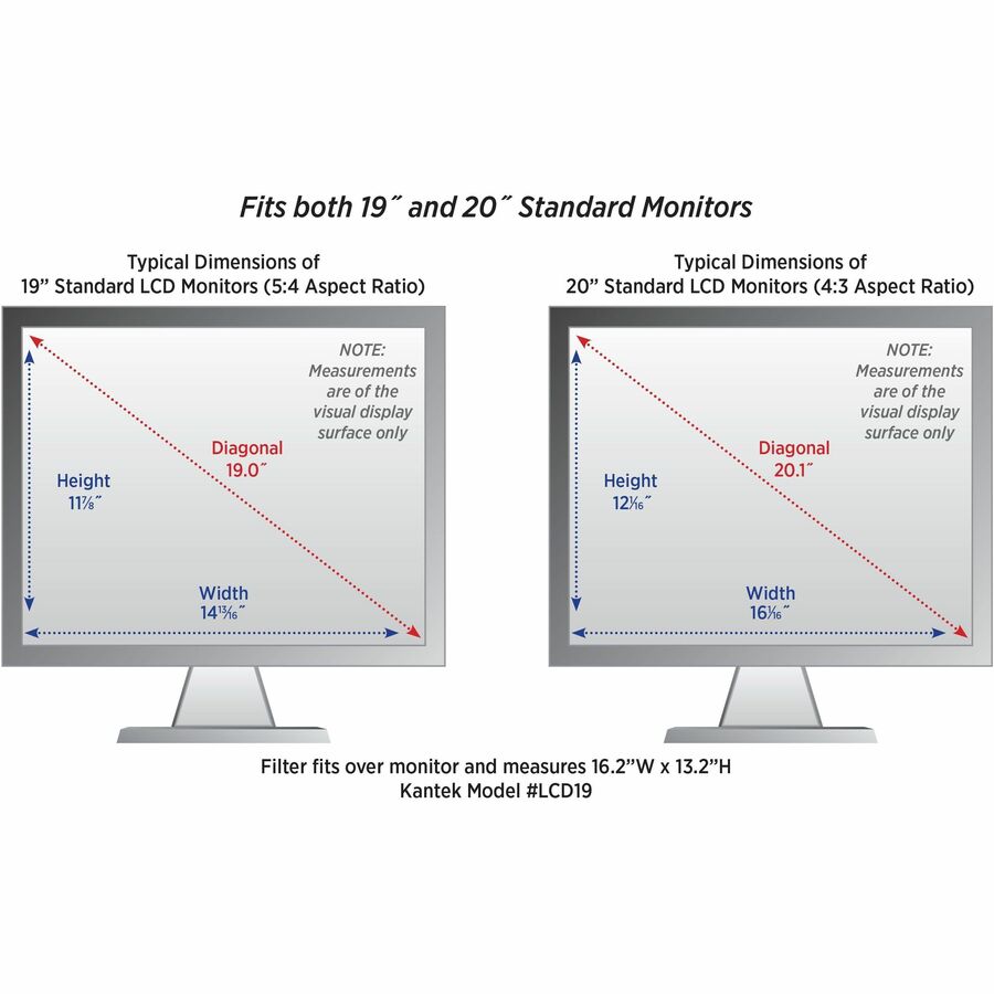 Kantek LCD Protective Filter Clear (LCD19)