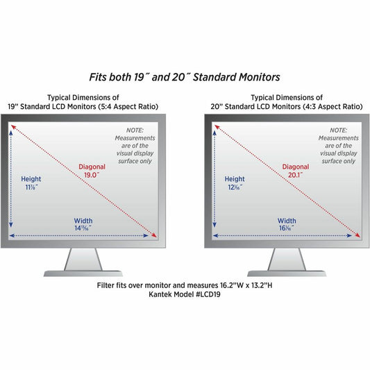 Kantek LCD Protective Filter Clear (LCD19)