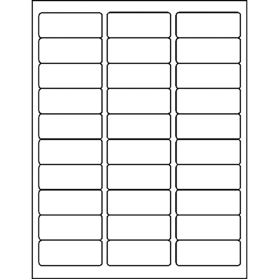 MACO White Laser/Ink Jet Address Label (ML3000B)