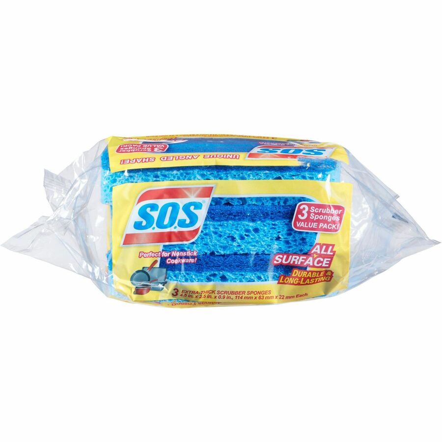 S.O.S. S.O.S All Surface Scrubber Sponge (91028)