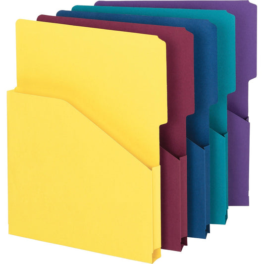 Smead 2/5 Tab Cut Letter Recycled File Pocket (75445)