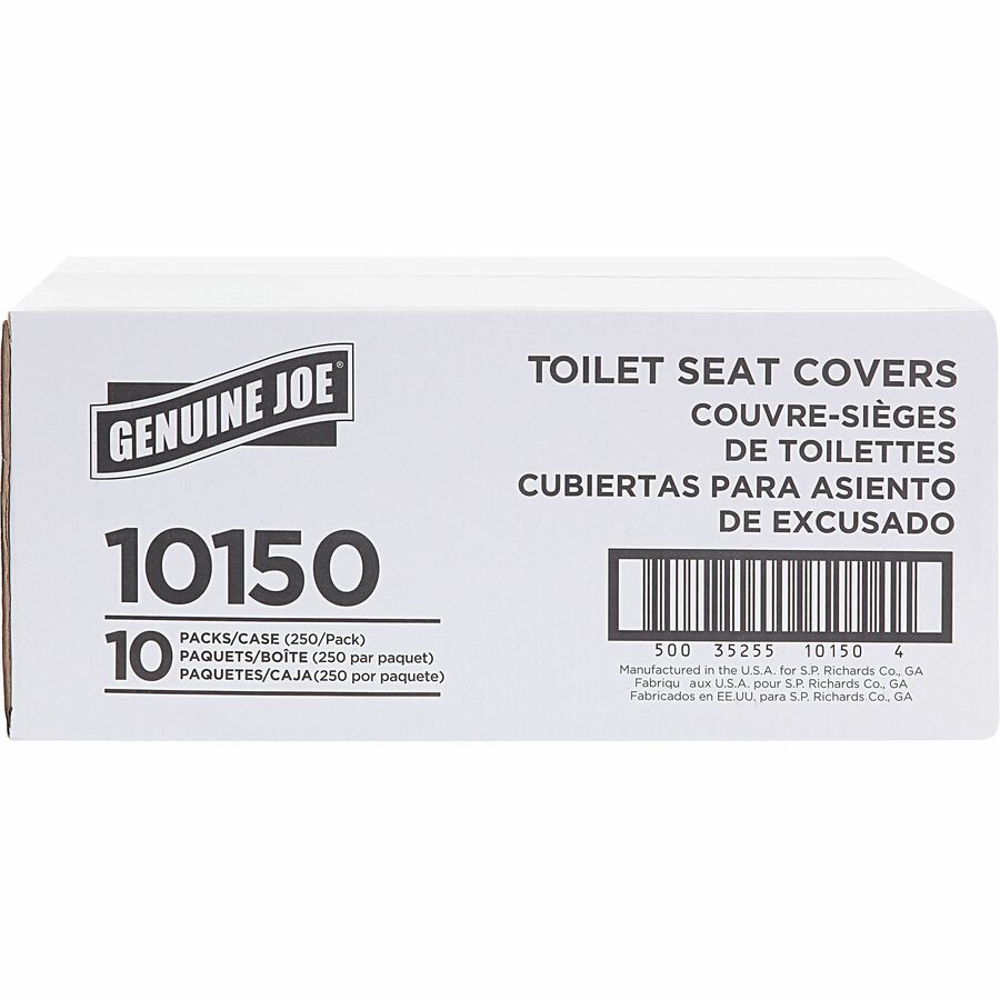 Genuine Joe Half-fold Toilet Seat Covers (10150)