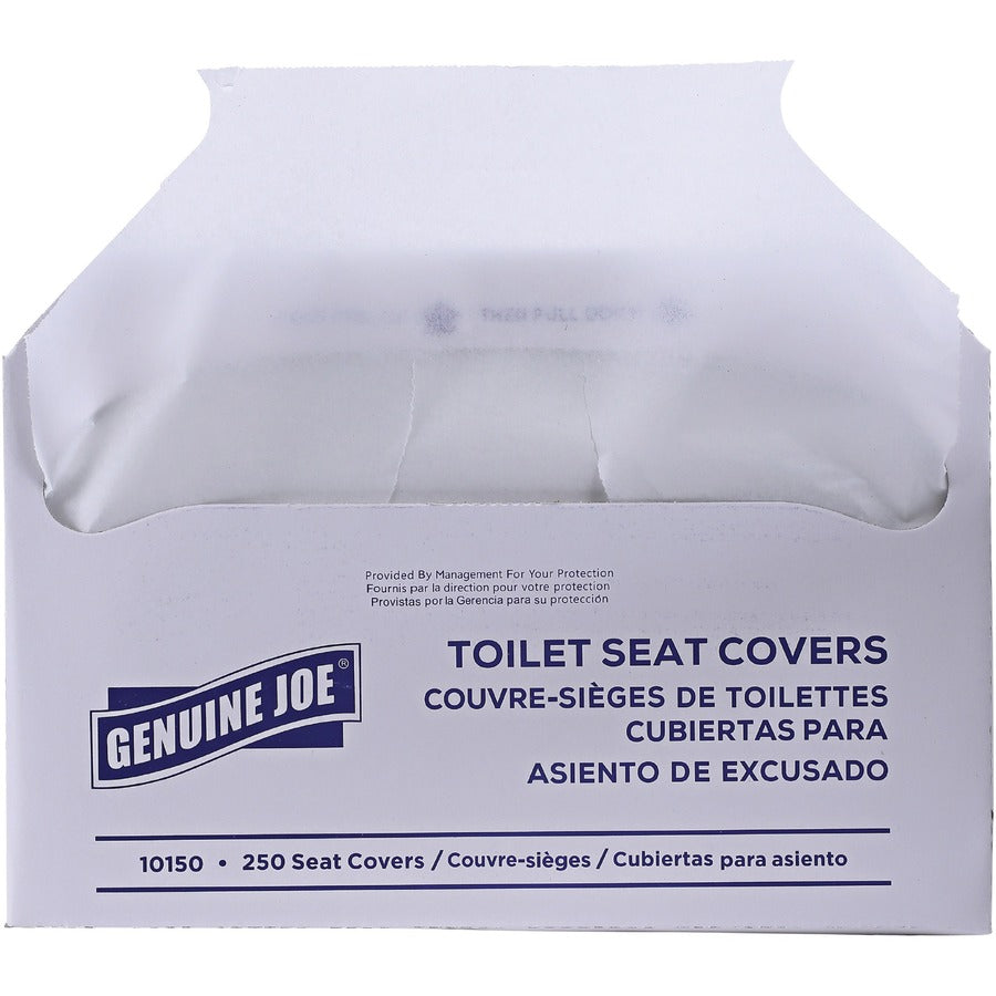 Genuine Joe Half-fold Toilet Seat Covers (10150)