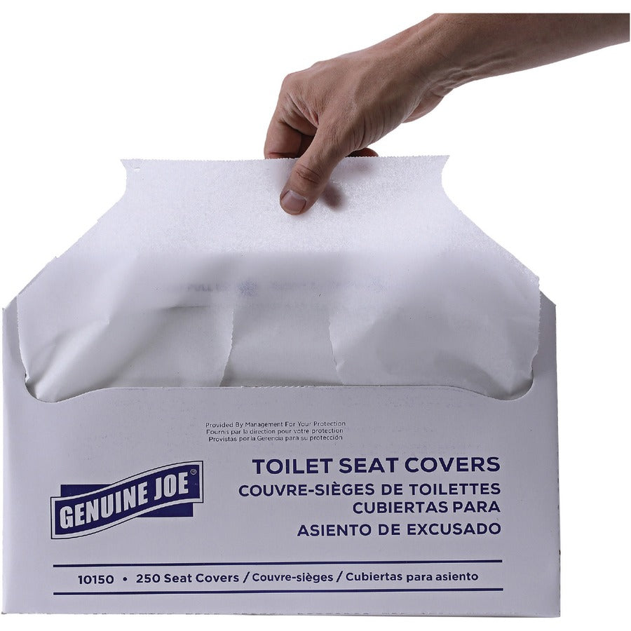 Genuine Joe Half-fold Toilet Seat Covers (10150)