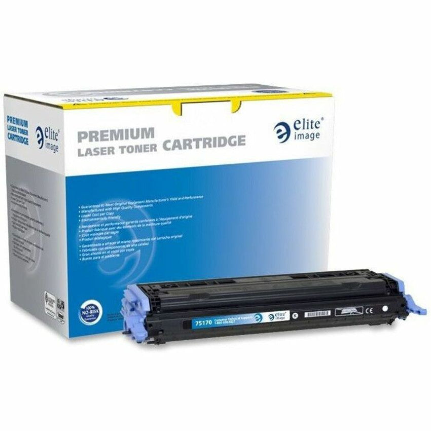 Elite Image Remanufactured Toner Cartridge - Alternative for HP 124A (Q6000A) (75170)