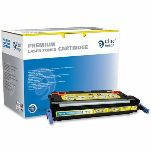 Elite Image Remanufactured Laser Toner Cartridge - Alternative for HP 502A (Q6472A) - Yellow - 1 Each (75181)