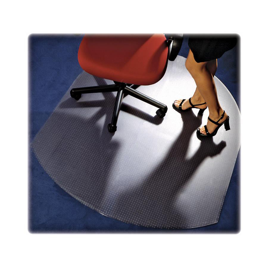  Polycarbonate Contoured Chair Mat for Carpets up to 1/2" - 39 x 49" (119923SR)