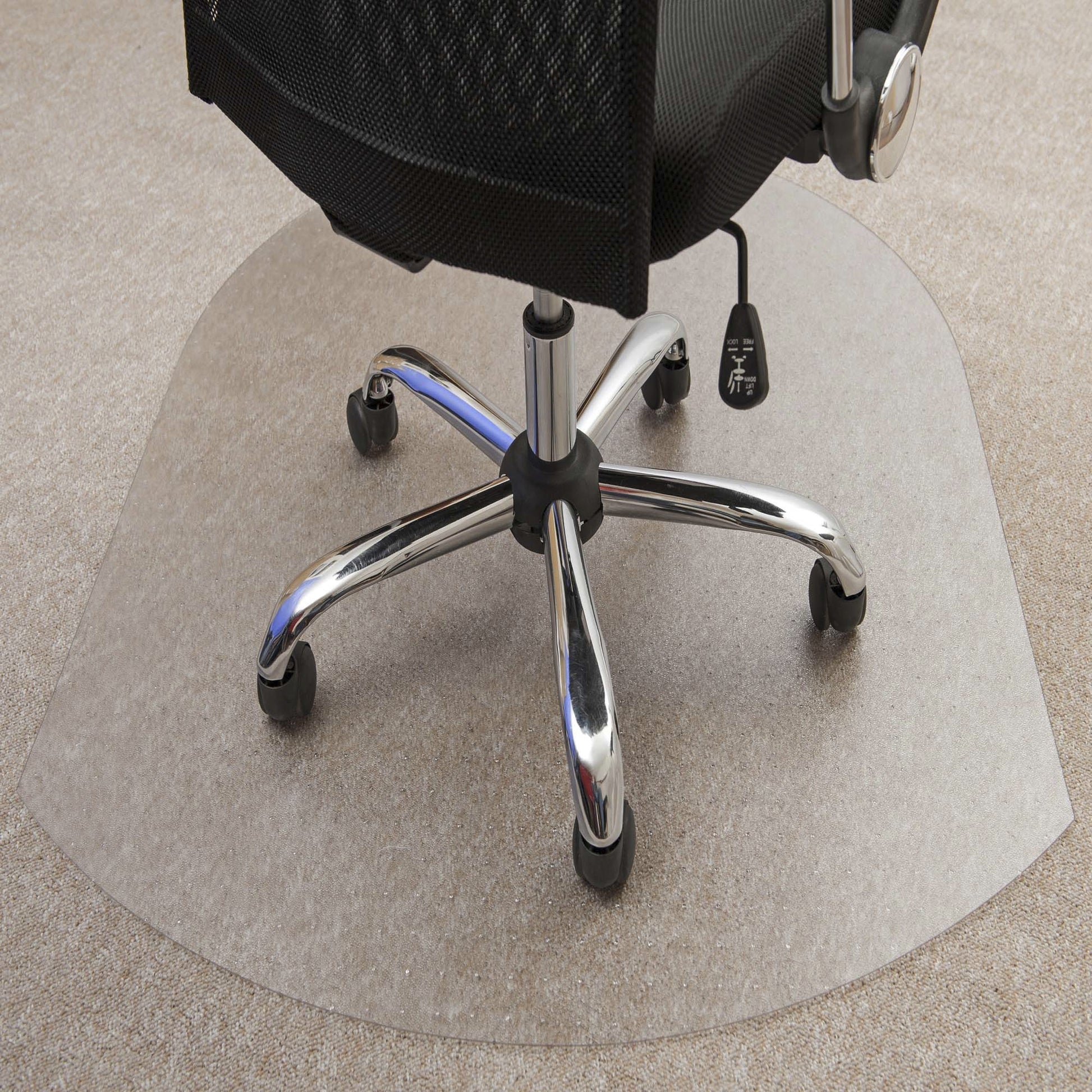  Polycarbonate Contoured Chair Mat for Carpets up to 1/2" - 39 x 49" (119923SR)