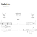 StarTech 10ft Cat6 Ethernet Cable Blue 100w Poe (N6PATCH10BL)