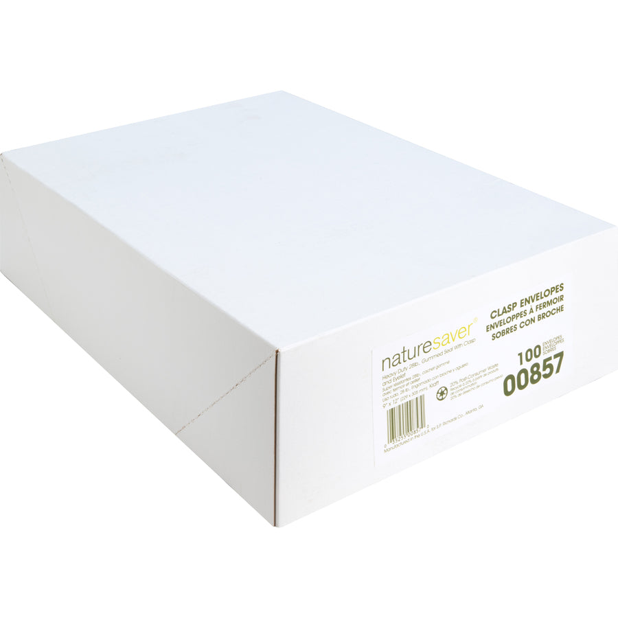 Nature Saver Recycled Clasp Envelopes (00857)