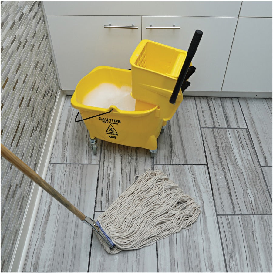 Genuine Joe Wood Handle Complete Wet Mop (54201)