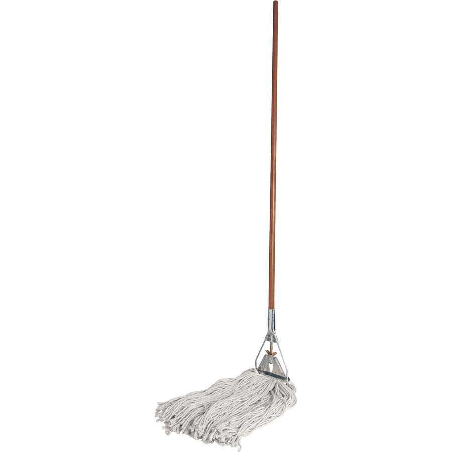 Genuine Joe Wood Handle Complete Wet Mop (54201)