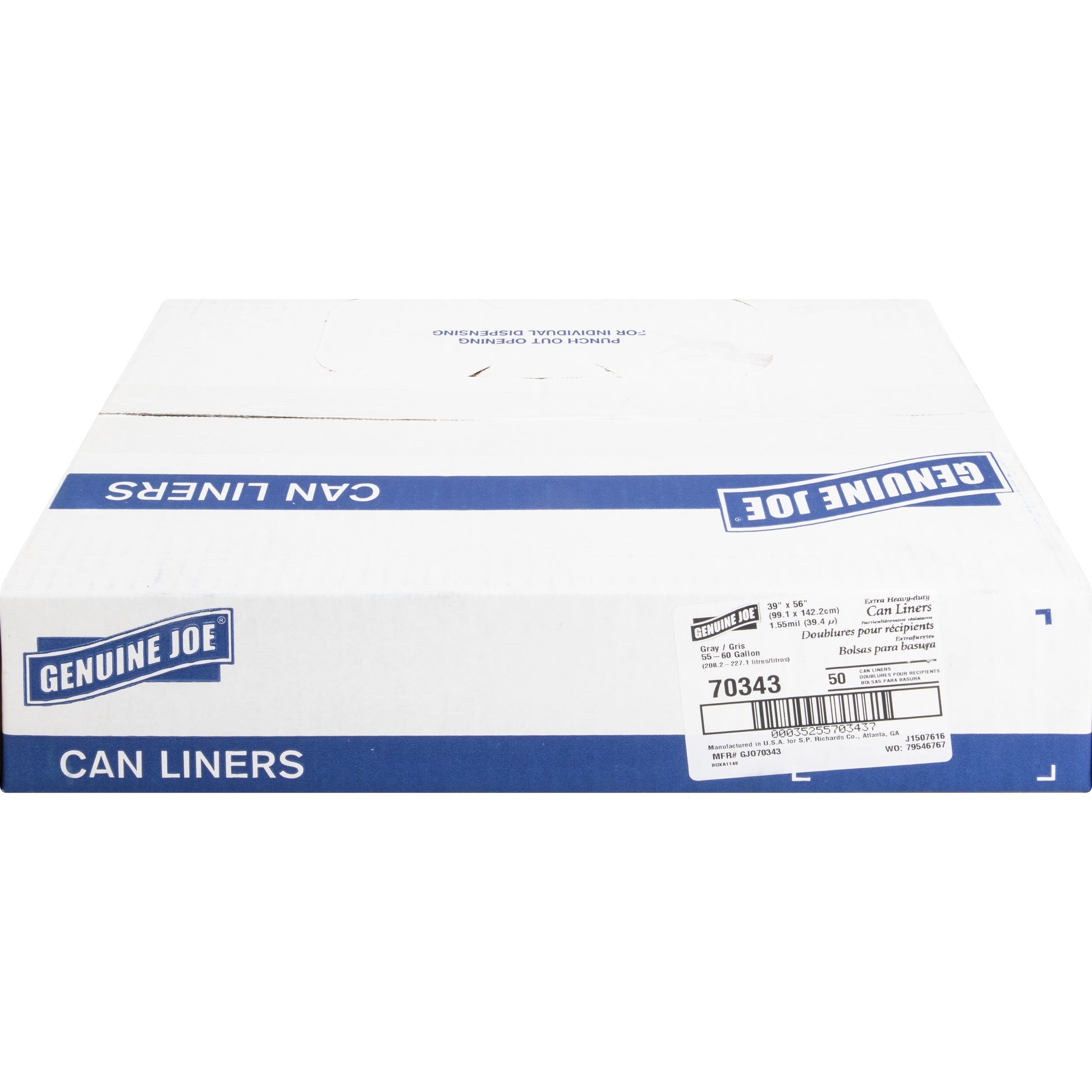 Genuine Joe Maximum Strength Trash Can Liner (70343)