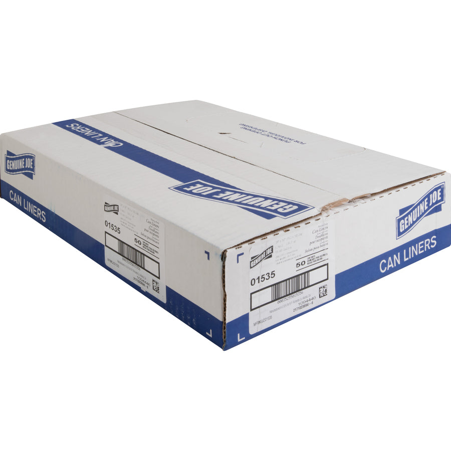 Genuine Joe Heavy-Duty Trash Can Liners (01535)