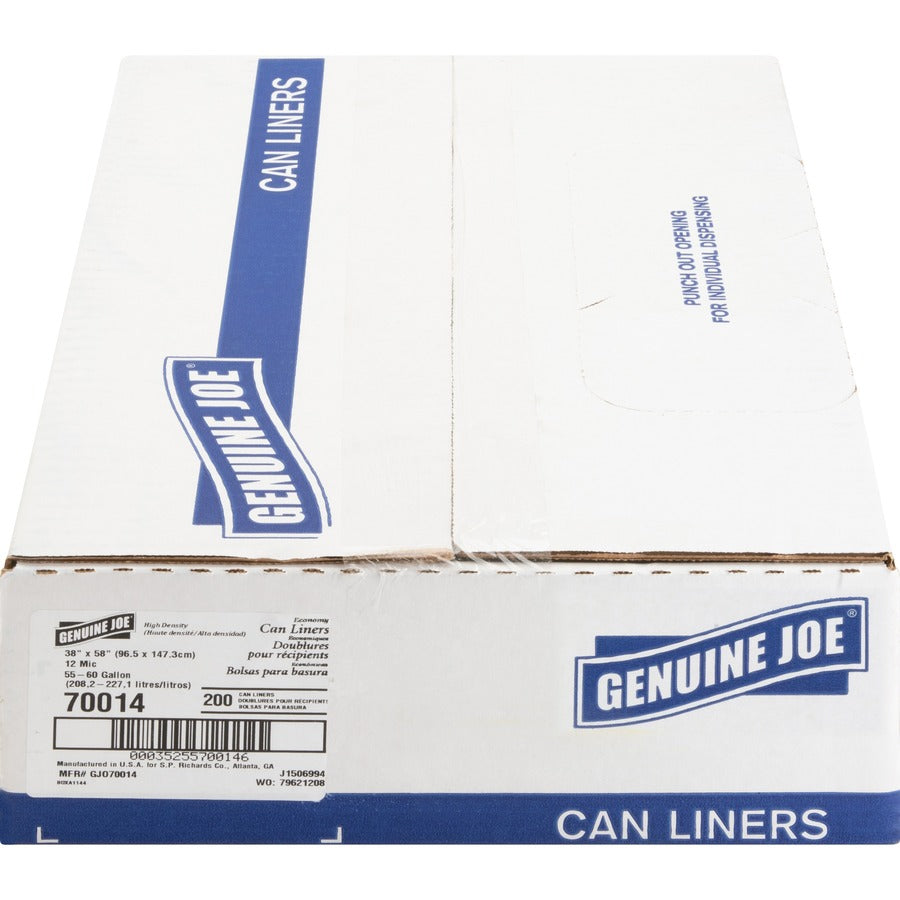 Genuine Joe Economy High-Density Can Liners (70014)