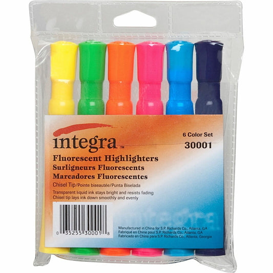 Integra Chisel Desk Liquid Highlighters (30001)