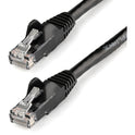 StarTech 10ft Cat6 Ethernet Cable Black 100w Poe (N6PATCH10BK)