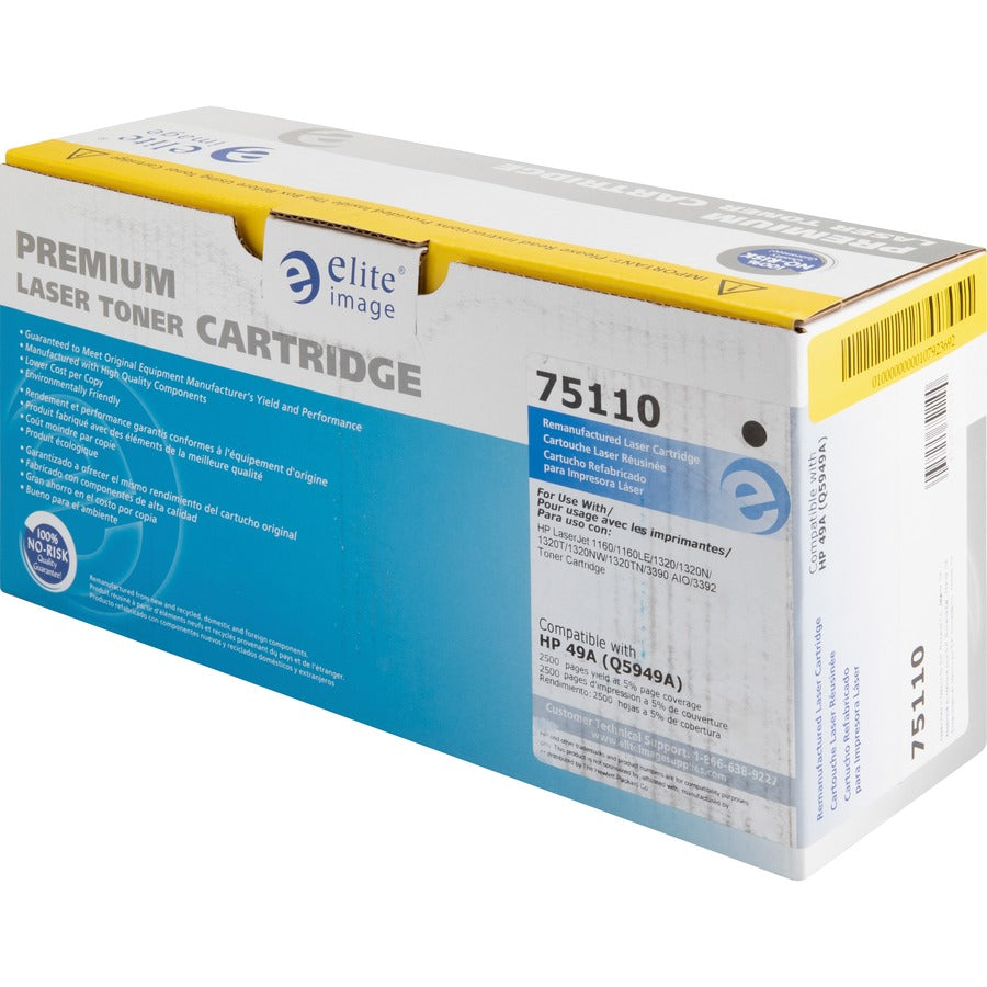Elite Image Remanufactured Toner Cartridge - Alternative for HP 49A (Q5949A) (75110)
