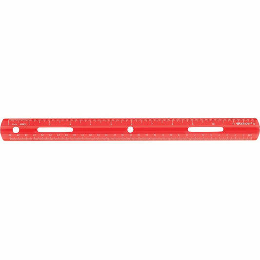 Westcott 12" Plastic Ruler (10526)