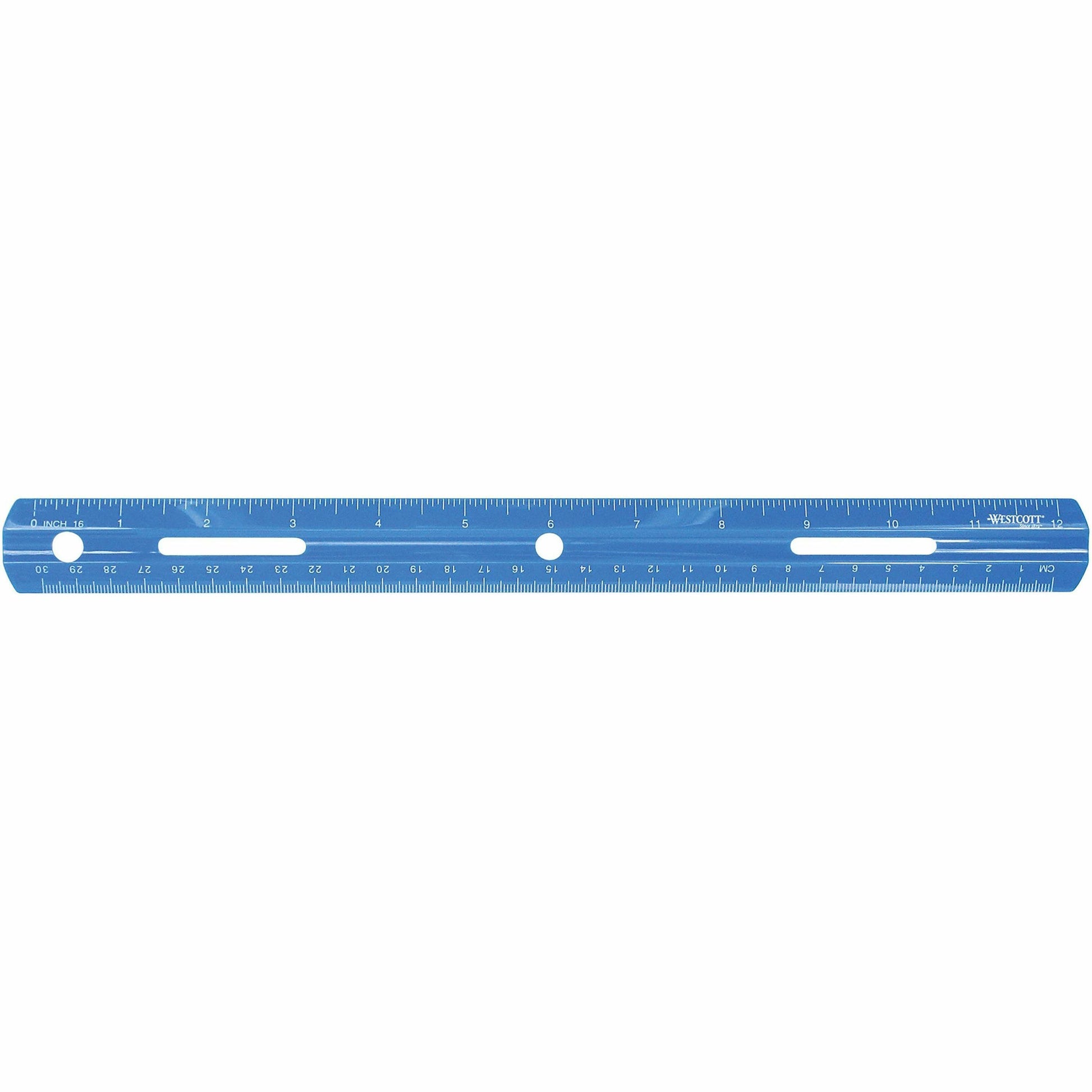 Westcott 12" Plastic Ruler (10526)