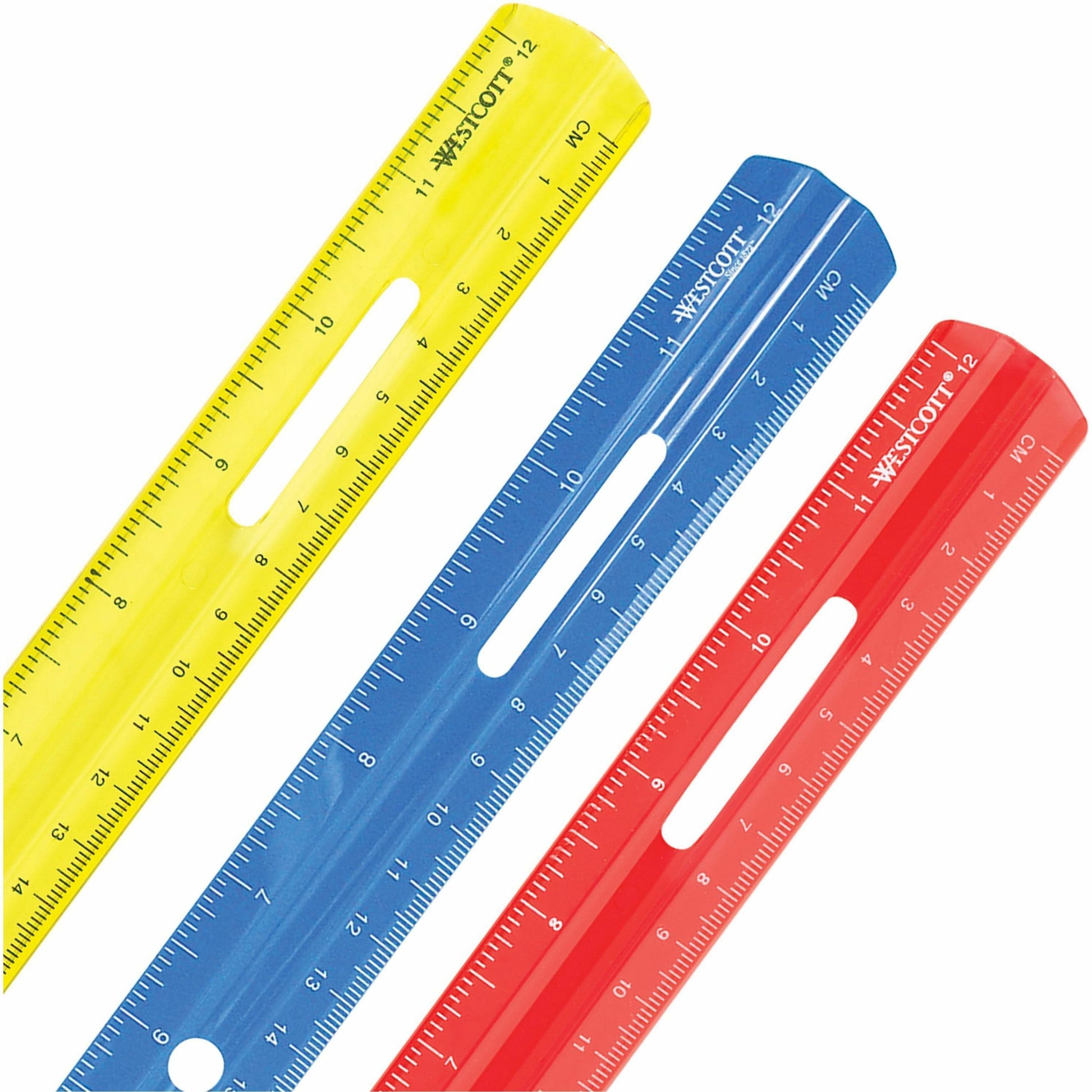 Westcott 12" Plastic Ruler (10526)