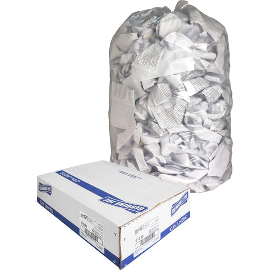 Genuine Joe Clear Trash Can Liners (01014)