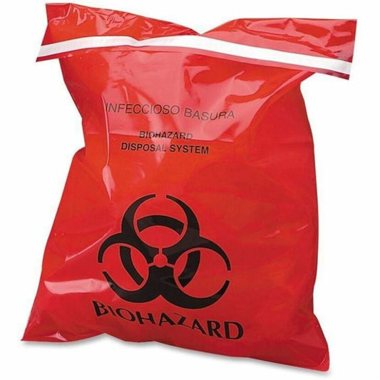 CareTek Stick-On Biohazard Infectious Waste Bags (CTRB042910)