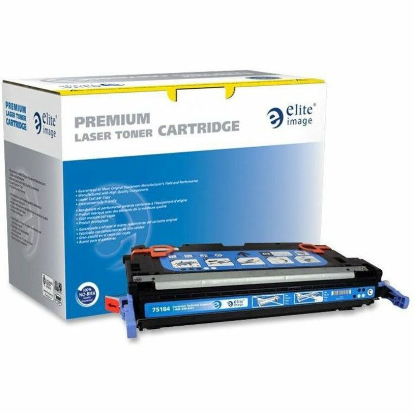 Elite Image Remanufactured Laser Toner Cartridge - Alternative for HP 503A (Q7581A) - Cyan - 1 Each (75184)