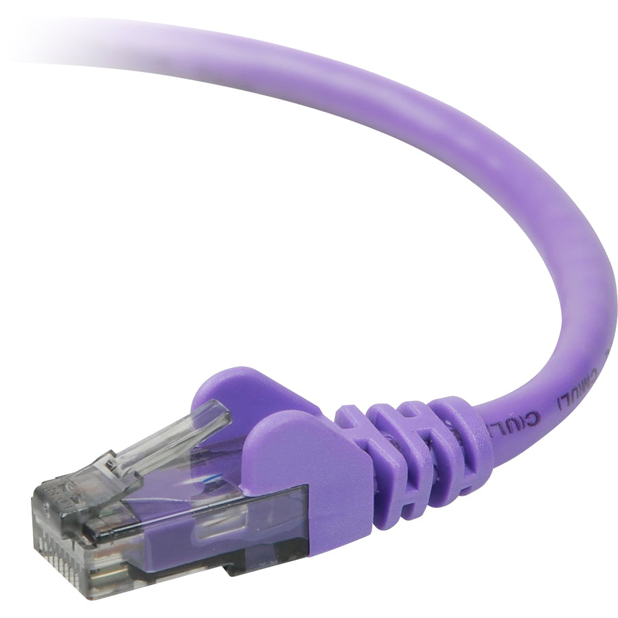 Belkin 50ft Cat6 Snagless Patch Cable Purple (A3L98050PURS)