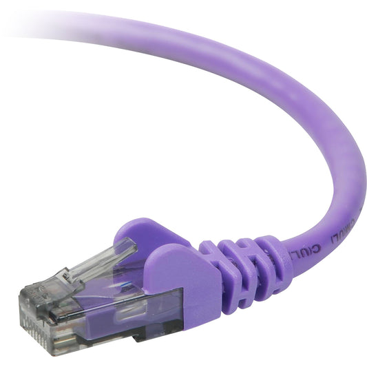 Belkin 50ft Cat6 Snagless Patch Cable Purple (A3L98050PURS)