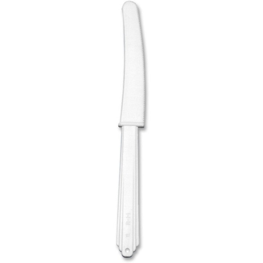 AbilityOne 7340000221316, SKILCRAFT, Plastic Flatware, Type III, Knife, White, 100/Pack