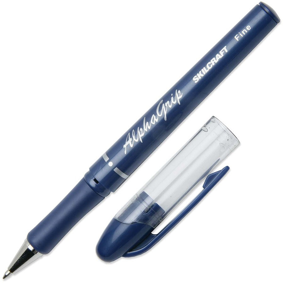 AbilityOne SKILCRAFT Cushion Grip Transparent Ballpoint Pen (4244866)