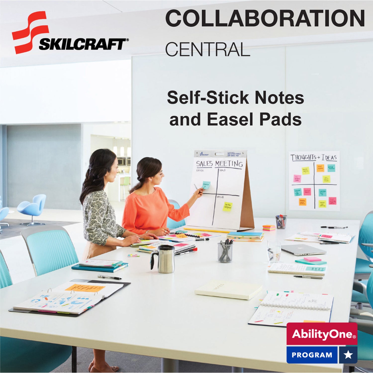 AbilityOne SKILCRAFT Self-Stick Easel Pad (3930104)