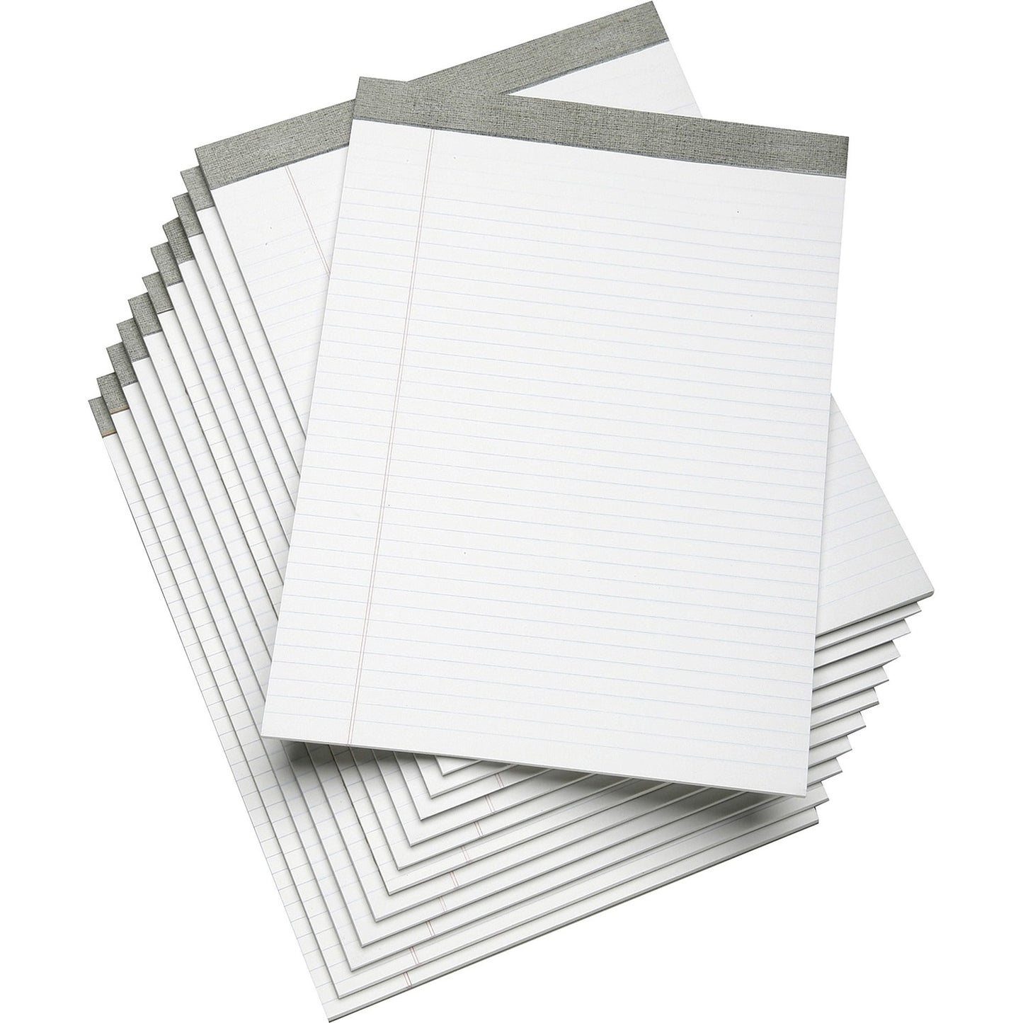 AbilityOne 7530014471353 SKILCRAFT Legal Pads, Wide/Legal Rule, 8.5 x 11.75, White, 50 Sheets, Dozen