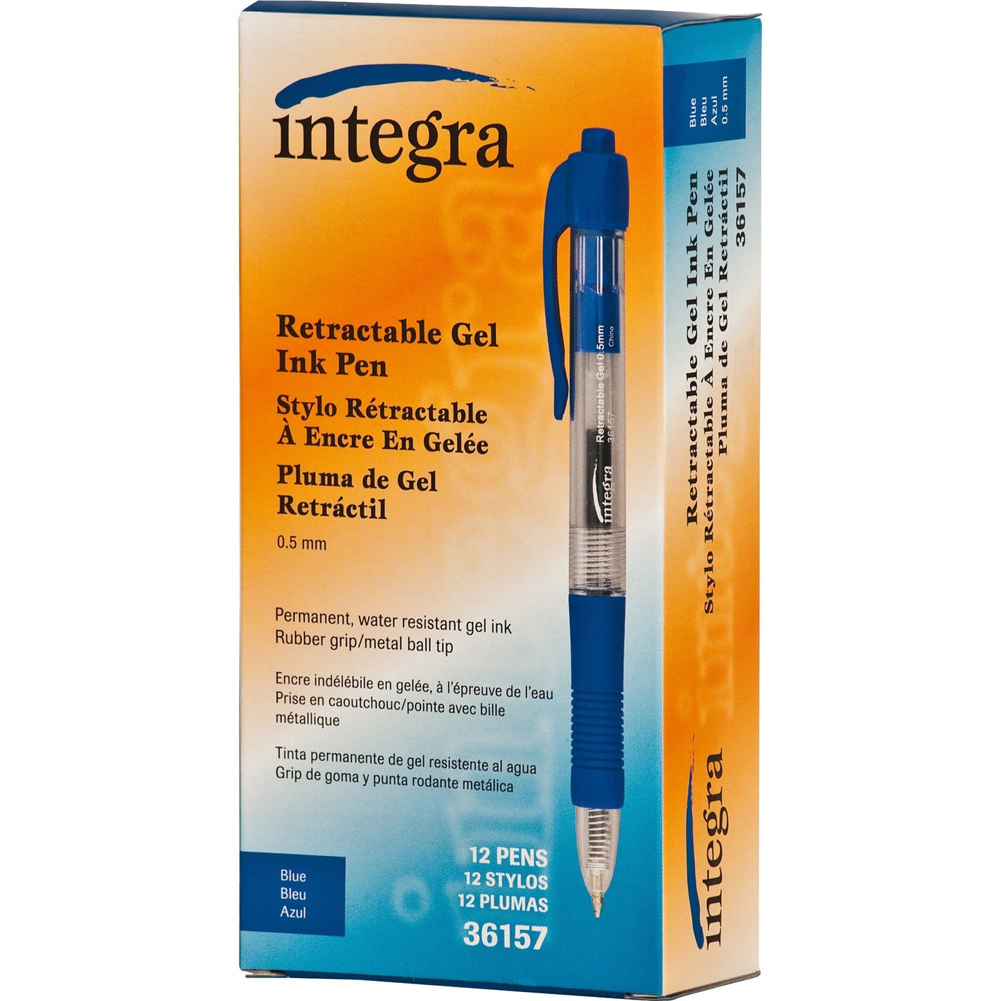 Integra Retractable 0.5mm Gel Pens (36157)