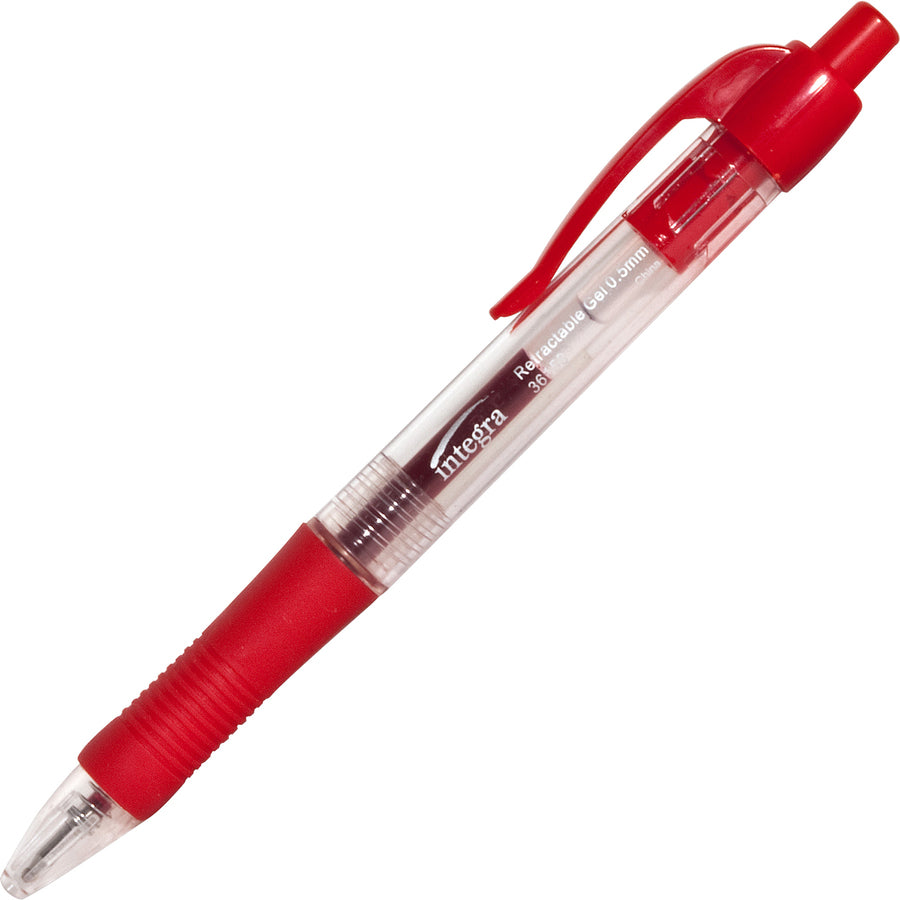 Integra Retractable 0.5mm Gel Pens (36158)