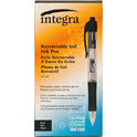 Integra Retractable 0.5mm Gel Pens (36156)