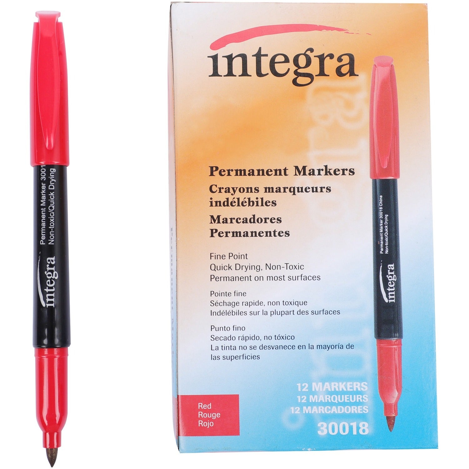 Integra Permanent Fine Point Markers (30018)