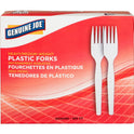 Genuine Joe Heavyweight White Plastic Forks (0010430)