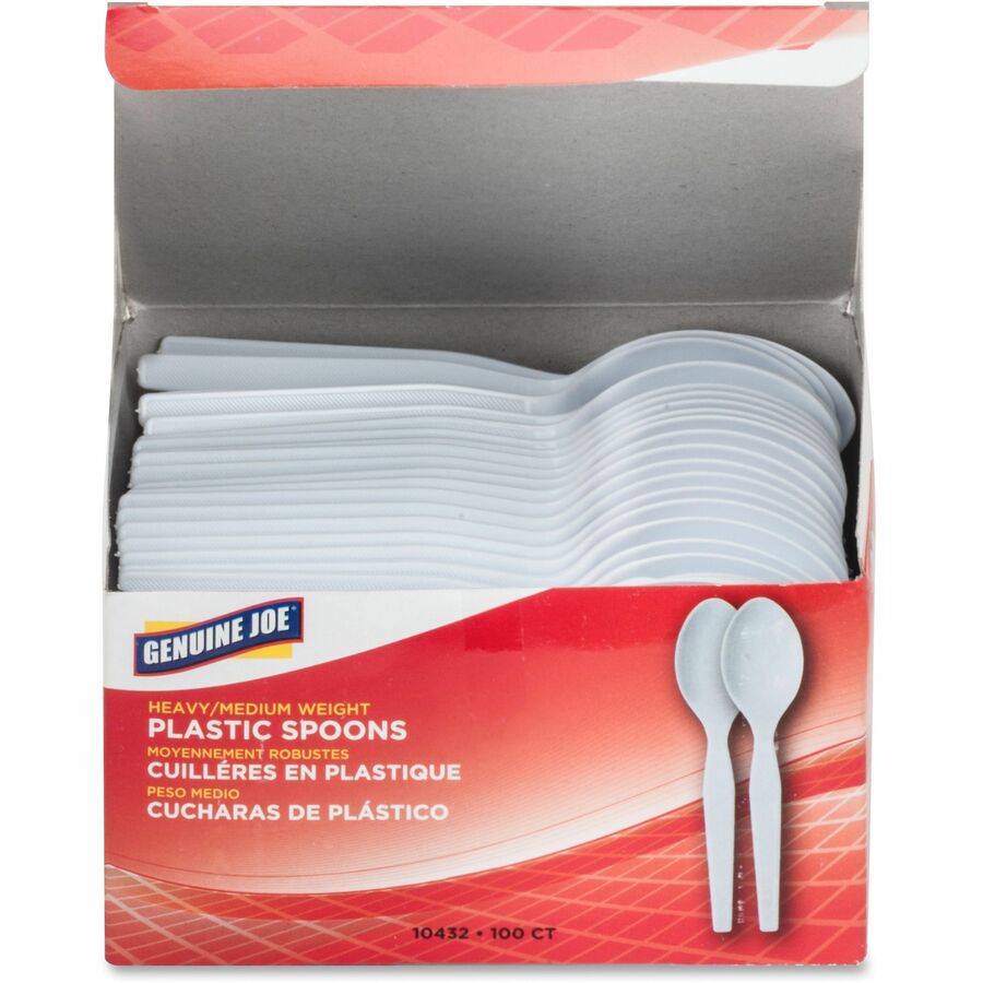 Genuine Joe Heavyweight Disposable Spoons (10432)