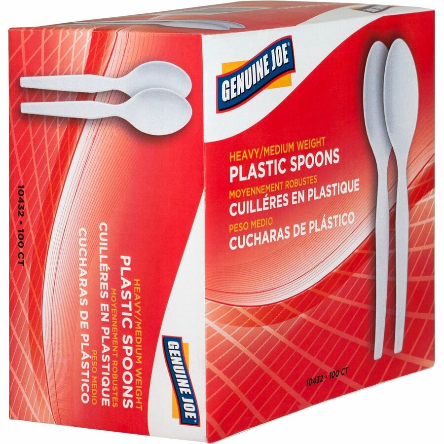 Genuine Joe Heavyweight Disposable Spoons (10432)