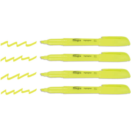 Integra Pen Style Fluorescent Highlighters (36181)