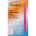 Integra Pen Style Fluorescent Highlighters (36183)