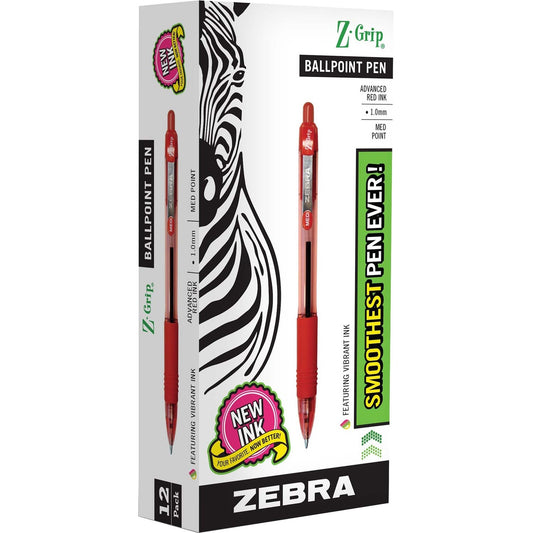 Zebra Z-Grip Retractable Ballpoint Pens (22230)